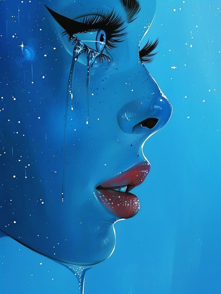 Celestial Tears of Azure Light - Image 1