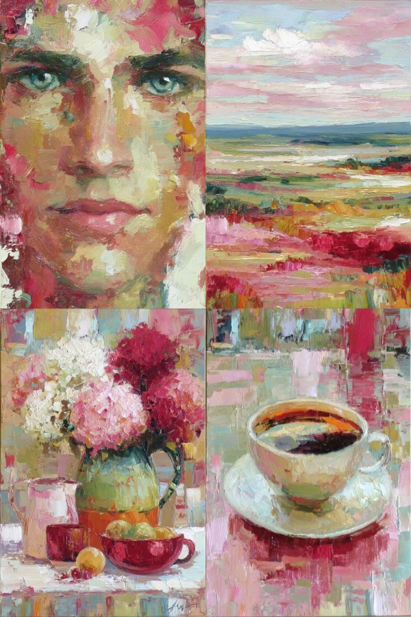 Vibrant Impressions in Oil