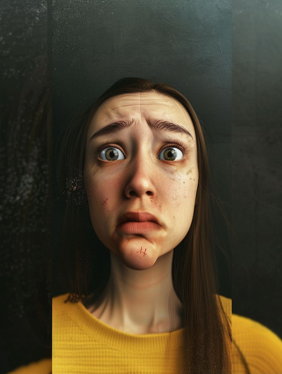 Emotional Spectrum of a Young Woman - Image 1