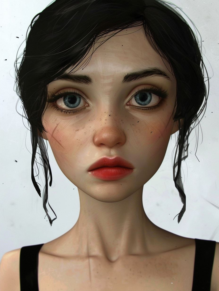 Hyper-Realistic Folded Paper Portrait - Image 2