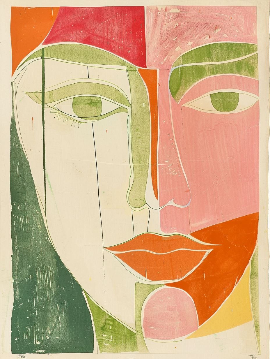 Abstract Prism Portrait 2 - Image 1