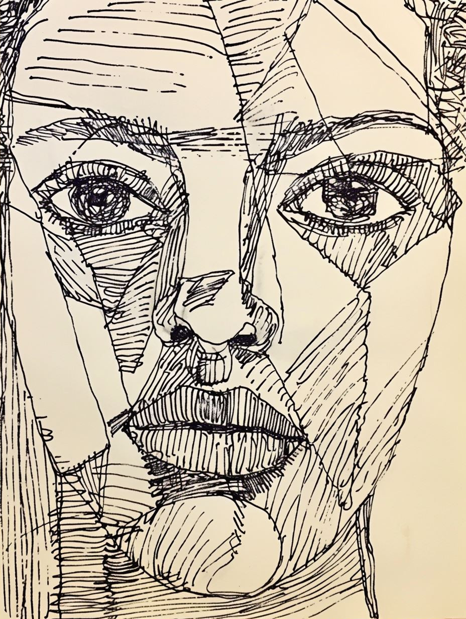 Abstract Female Portrait Studies - Image 2