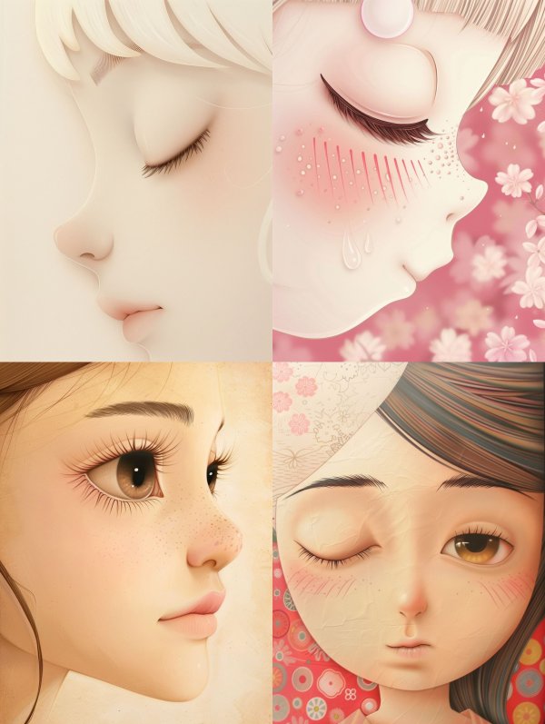 Dreamy Digital Portraits of Ethereal Girls