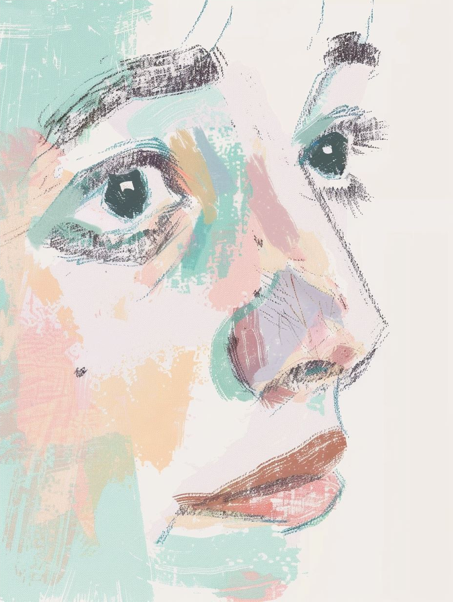 Pastel Portraits of Ethereal Gazes - Image 4