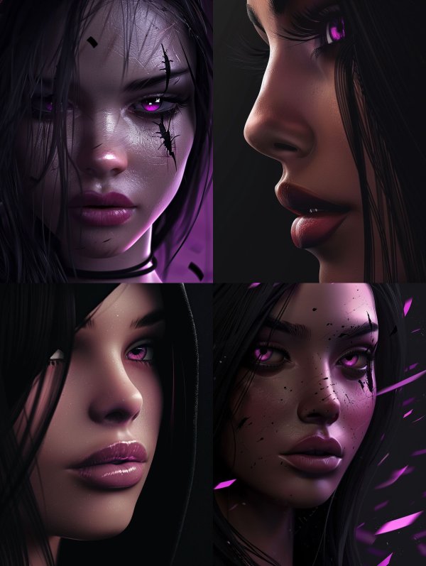 Neon Gothic Cybernetic Soul