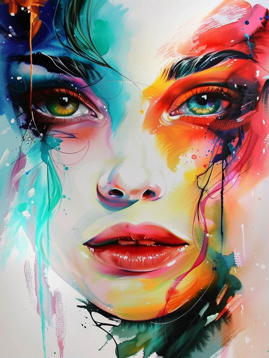 Chromatic Visions of Feminine Beauty - Image 1