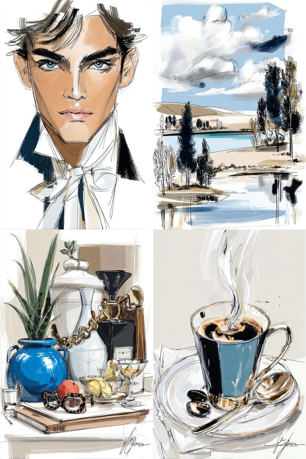 Sophisticated Moments of Modern Elegance