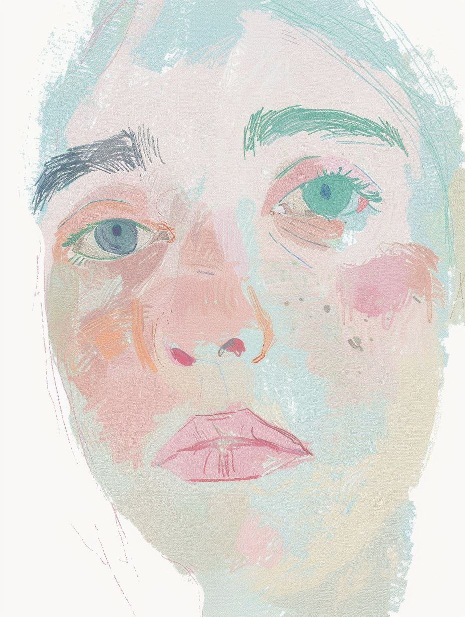 Pastel Portraits of Ethereal Gazes - Image 2