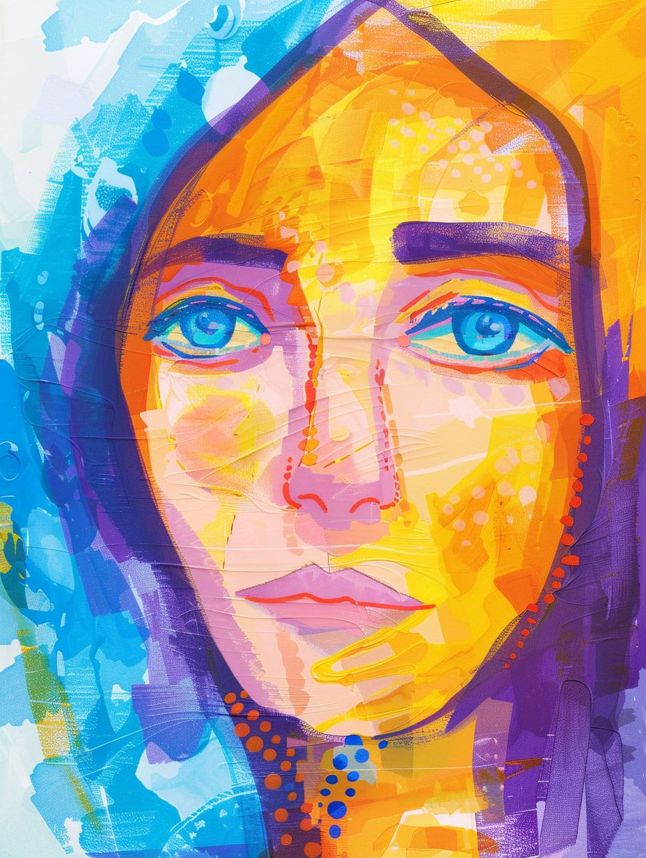 Prismatic Gazes: A Study in Color - Image 1