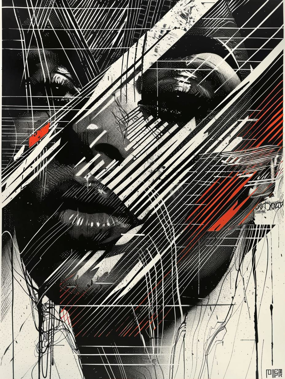 Fragmented Portraits in Linear Motion - Image 1