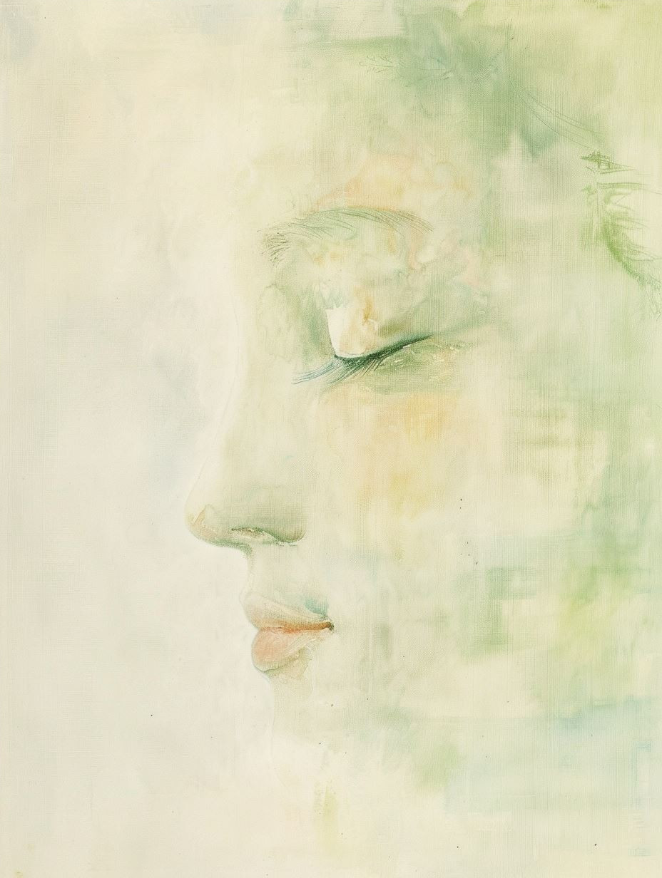 Ethereal Whispers of Pale Green - Image 4