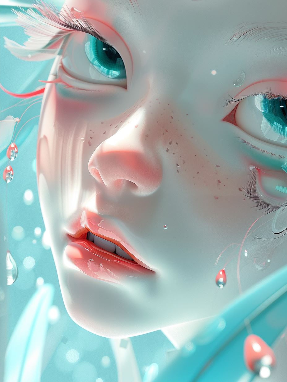 Ethereal Porcelain Digital Soul - Image 2