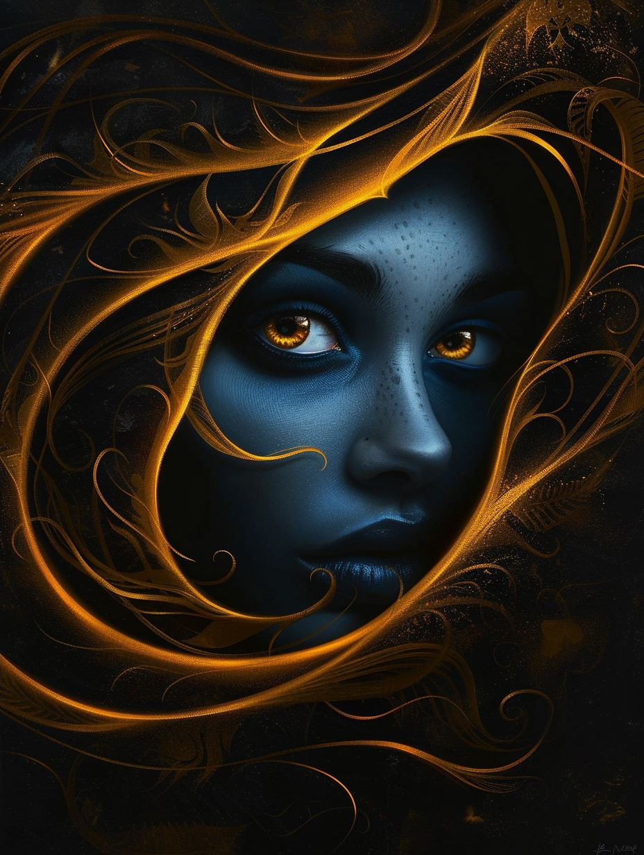 Celestial Glow of Golden Ether - Image 4