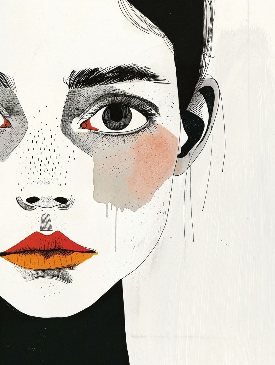 Avant Garde Ink Portraiture