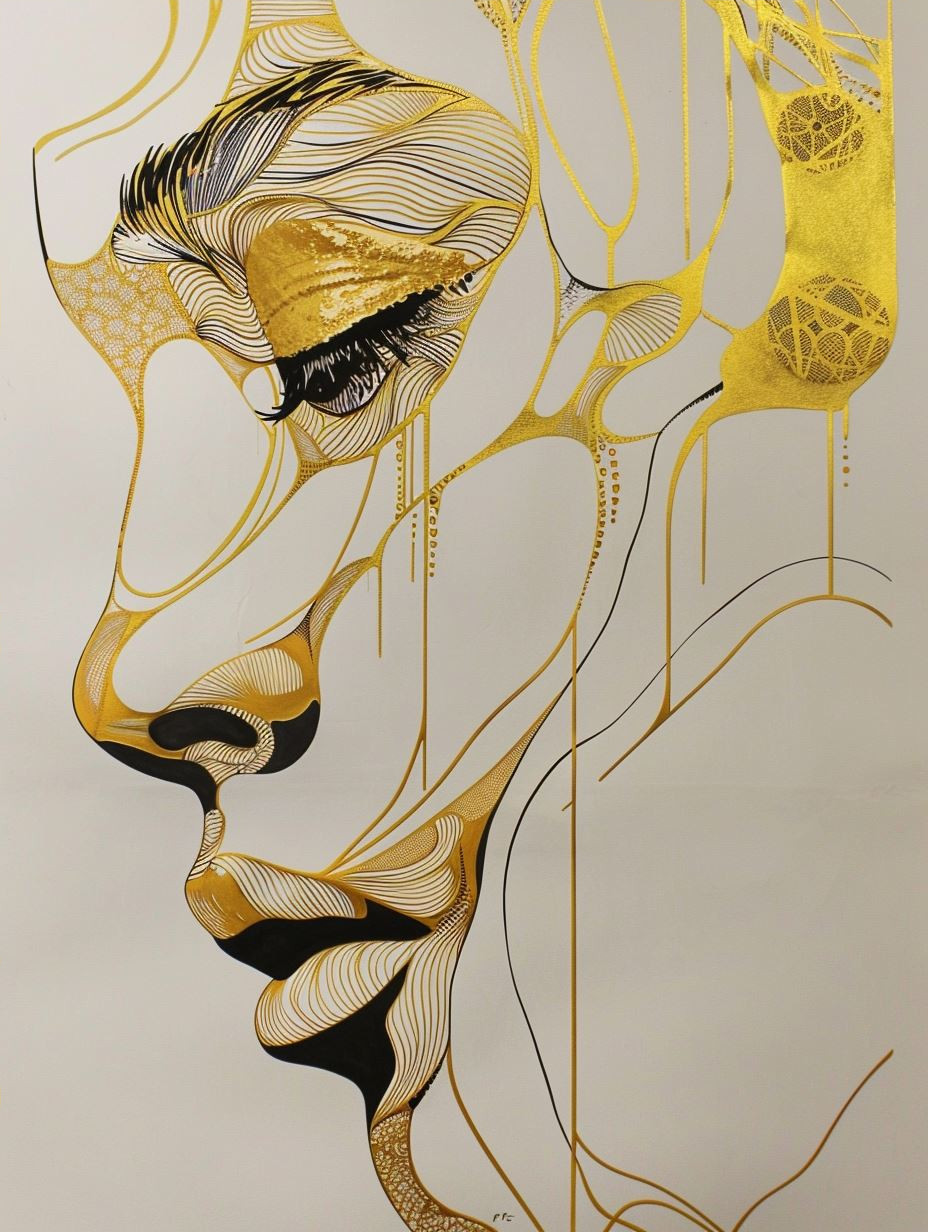 Gilded Fragments of Human Emotion - Image 4