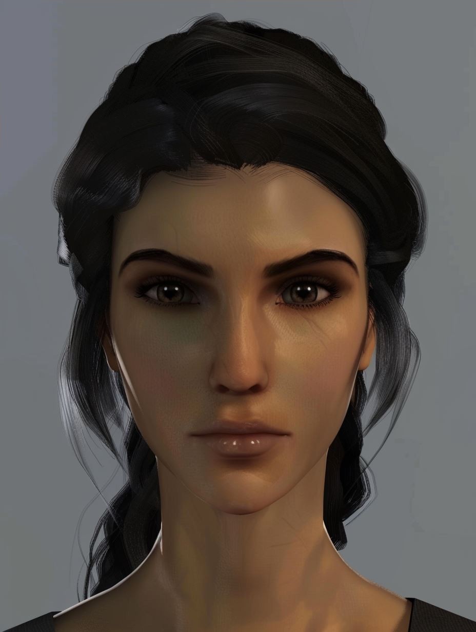 Mystic Gaze Portrait - Image 4