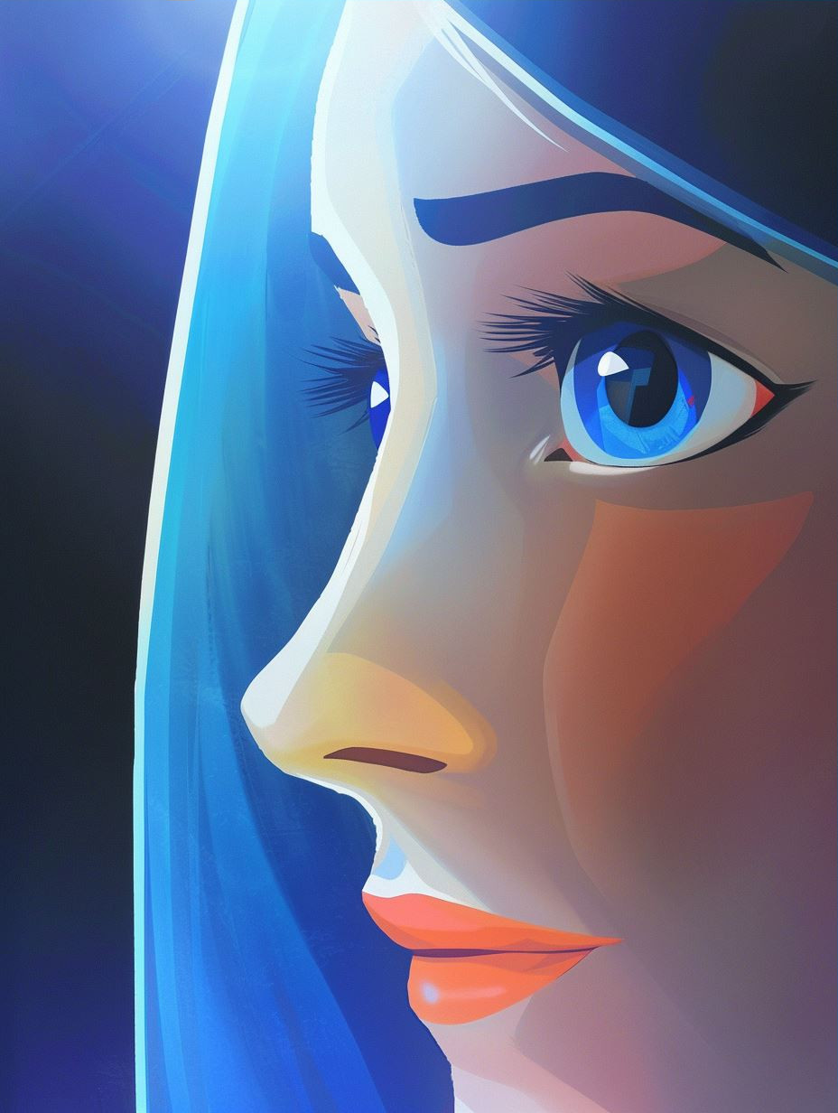 Faces of Azure Dreams - Image 3