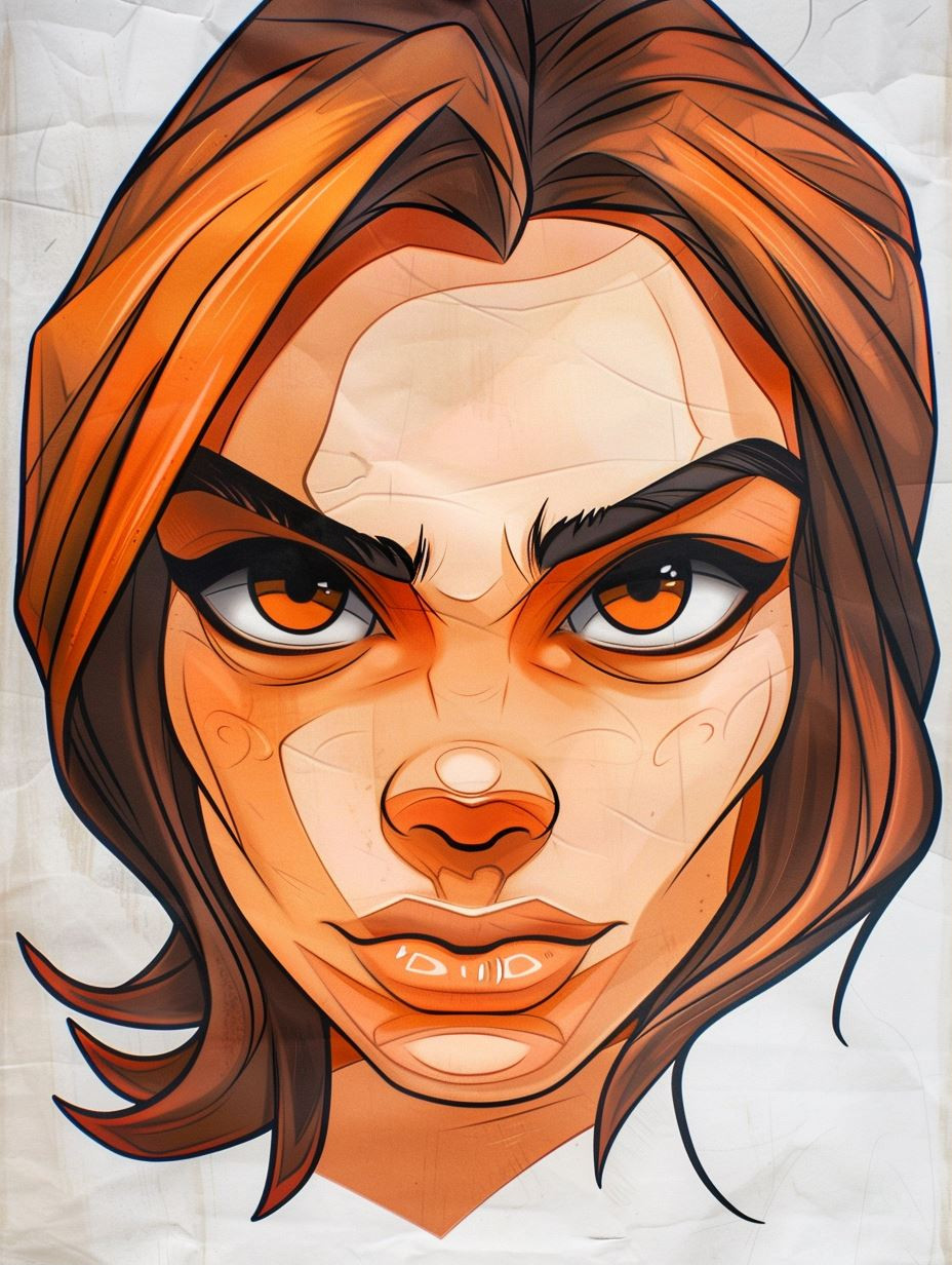Stylized Digital Portrait Study - Image 1