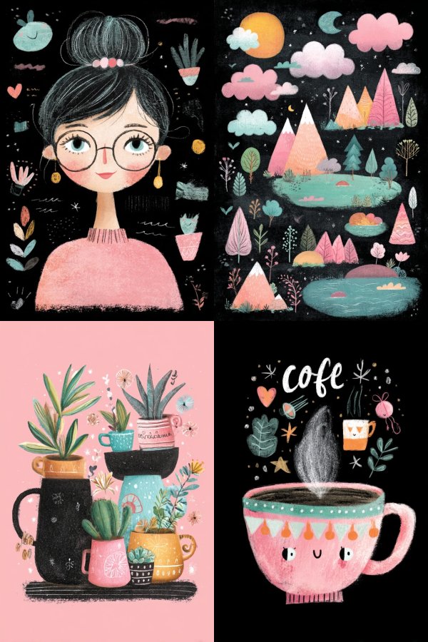 Whimsical Ink Dream