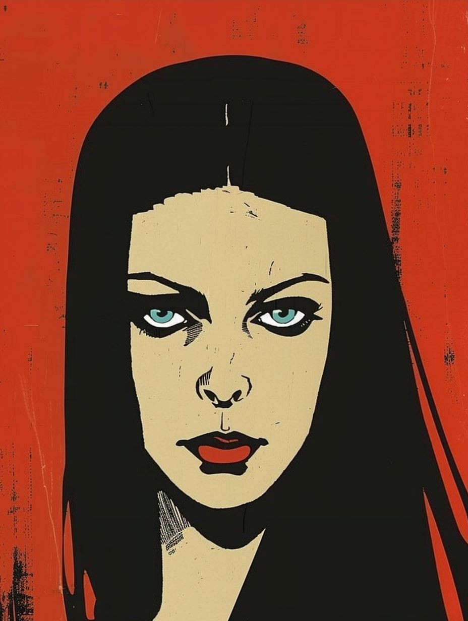 Bold Pop Art Female Portraits - Image 3