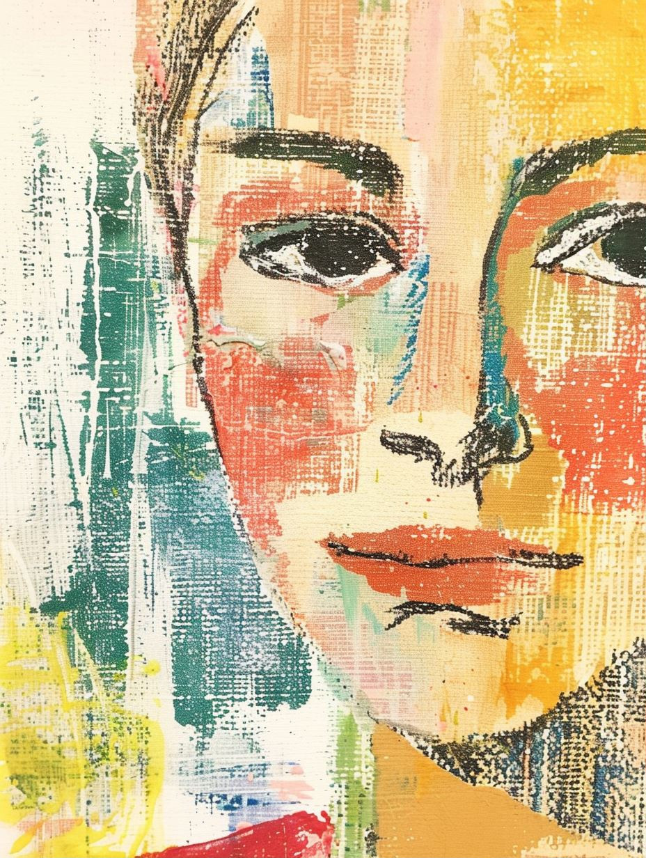 Fragmented Portraits in Vivid Color - Image 1