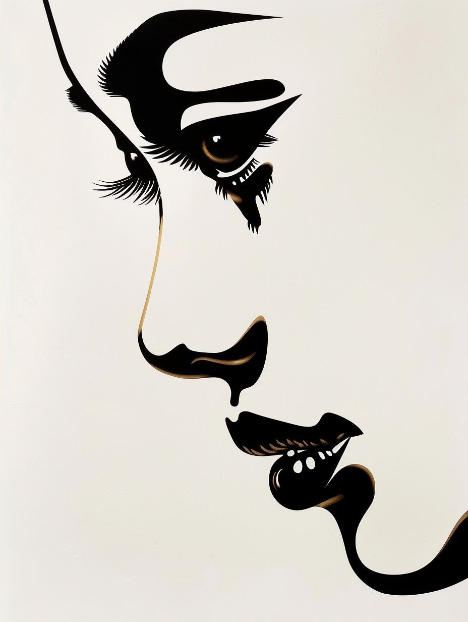 Gilded Noir Elegance - Image 2