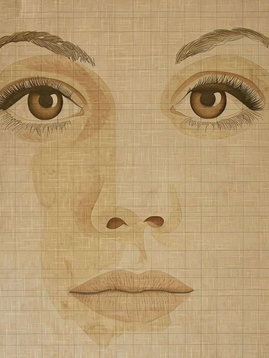 Digital Portraits in Textured Mixed Media - Image 1