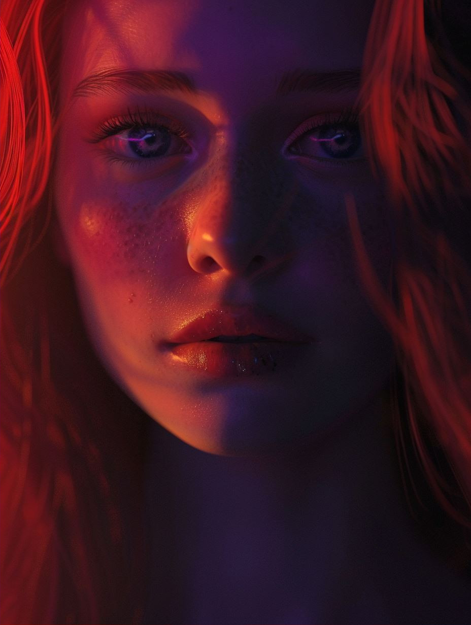 Neon Dreams: A Study in Light - Image 2