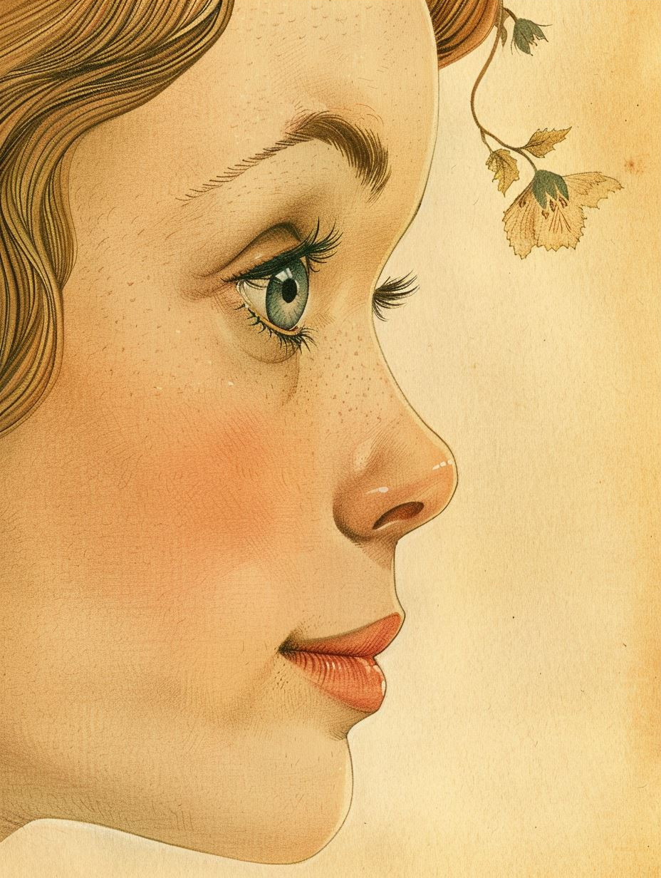 Golden Hour Freckled Portrait - Image 3