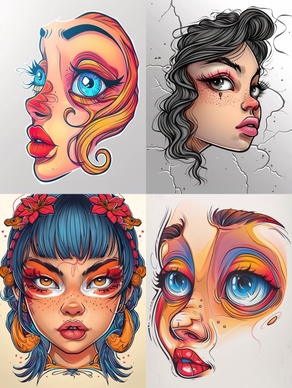 Surrealist Digital Portraits of Ethereal Women