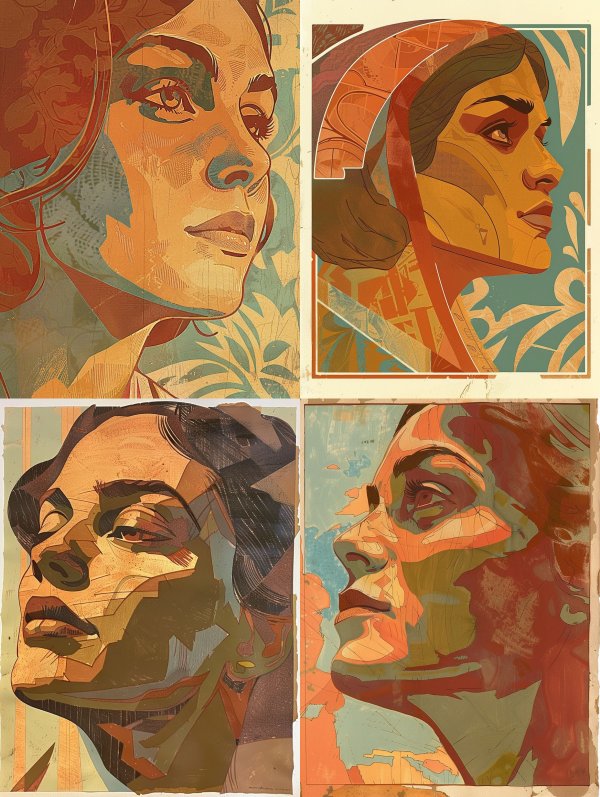 Earth Tones Stylized Portraiture