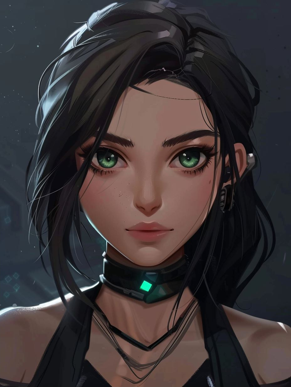 Cyberpunk Visions: Four Digital Portraits - Image 2