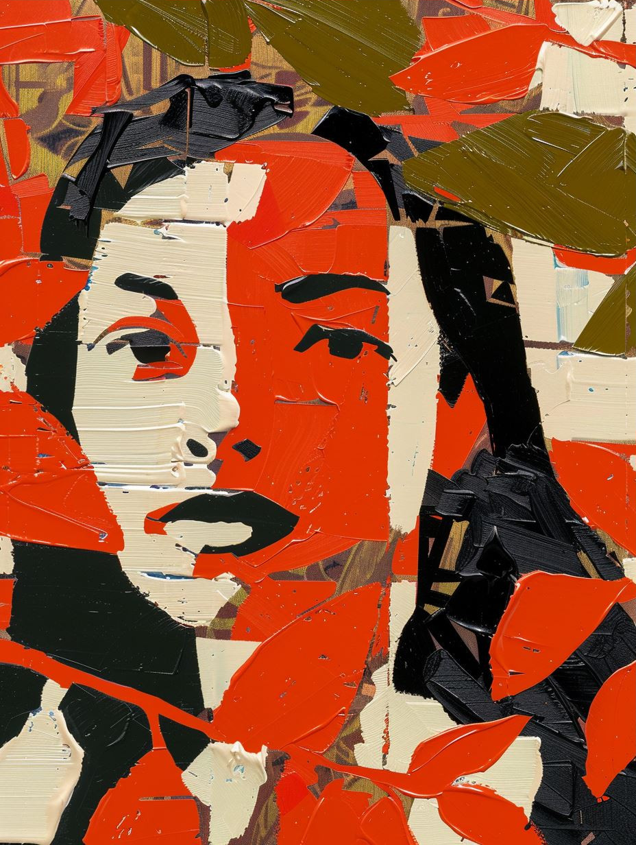 Fragmented Visions in Crimson - Image 3