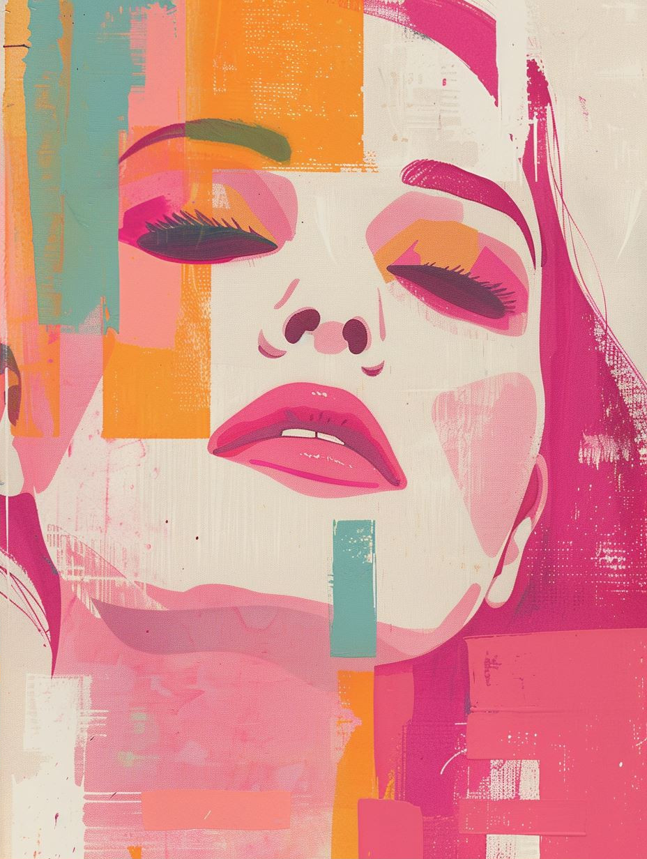 Vibrant Fragments of Feminine Beauty - Image 2