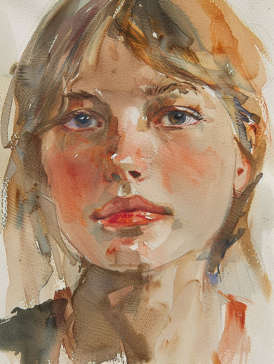 Ethereal Flame Spirit Portrait - Image 4