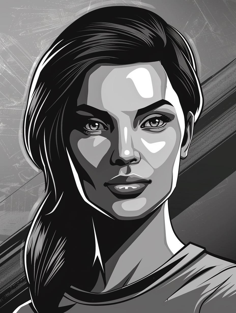 Noir Cinematic Digital Portraits - Image 1