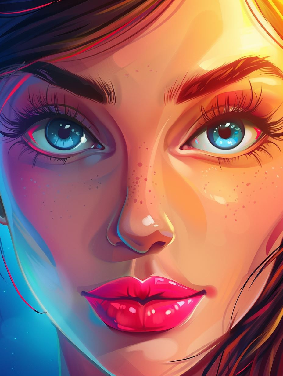 Luminous Digital Portraiture Study - Image 1