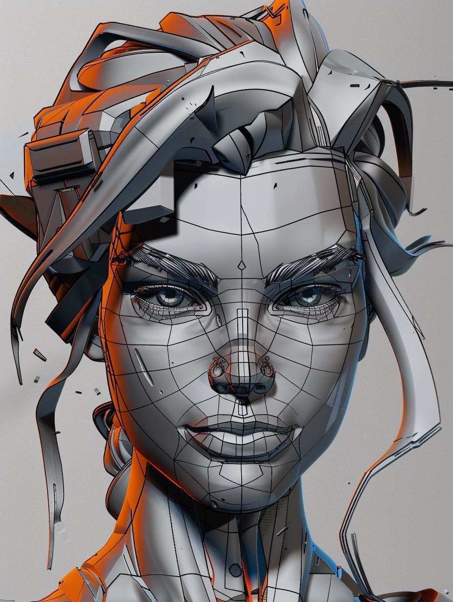 Futuristic Cyborg Portraits in Digital Art - Image 3