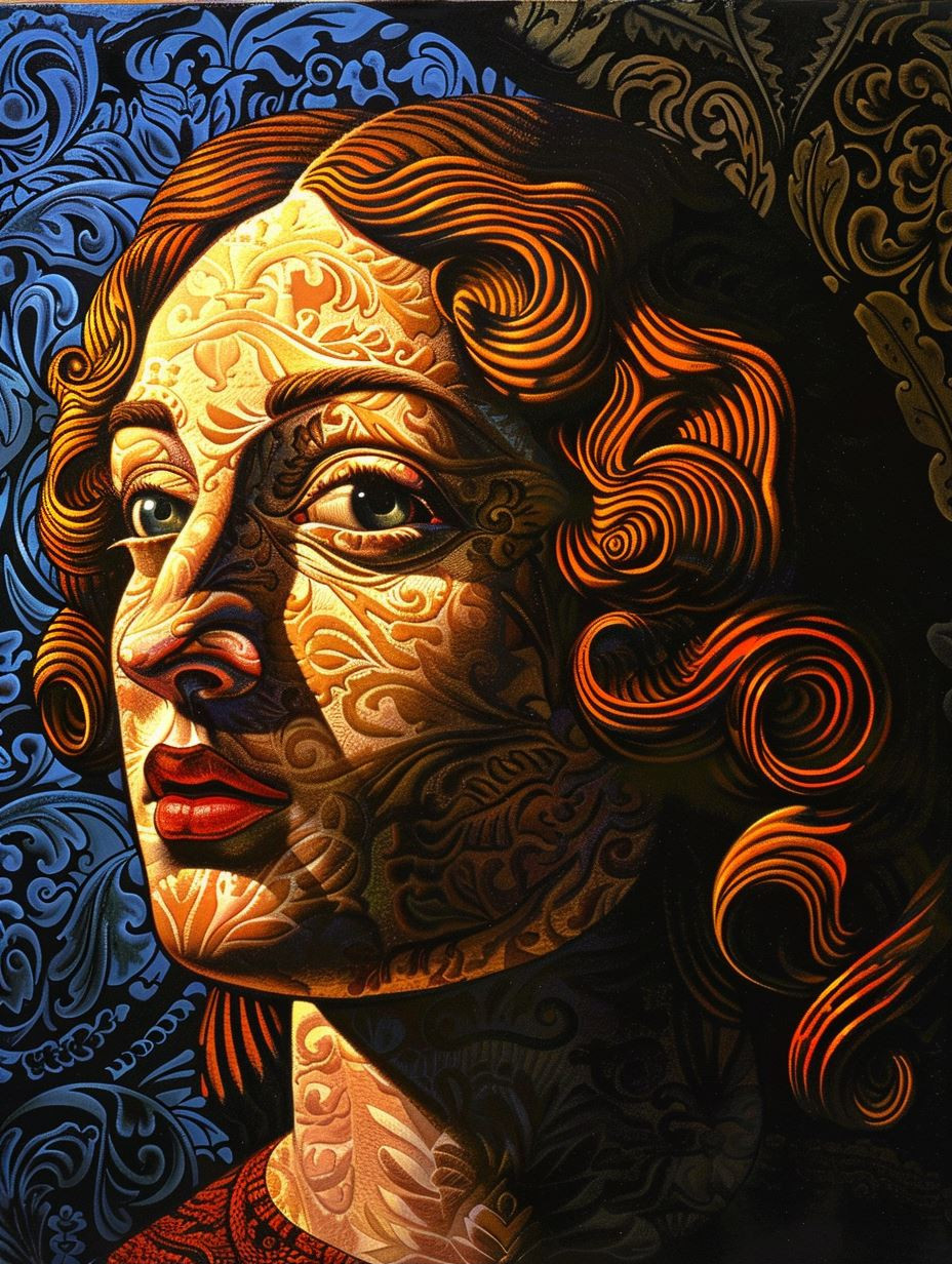 Classical Portraits in Artistic Fusion - Image 1