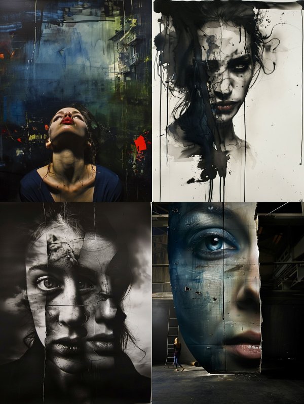 Abstract Noir Melancholy