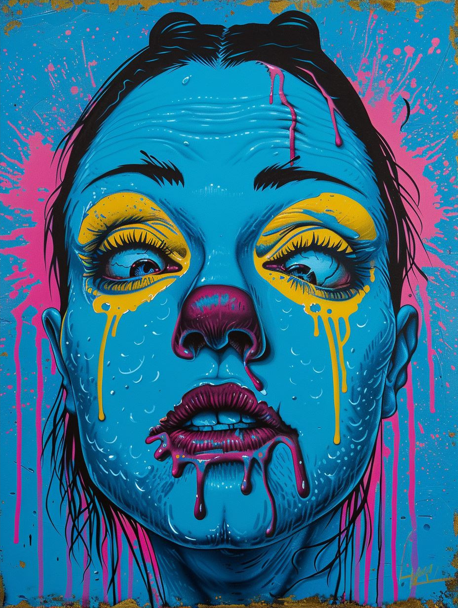 Surreal Blue Portraiture Series - Image 4