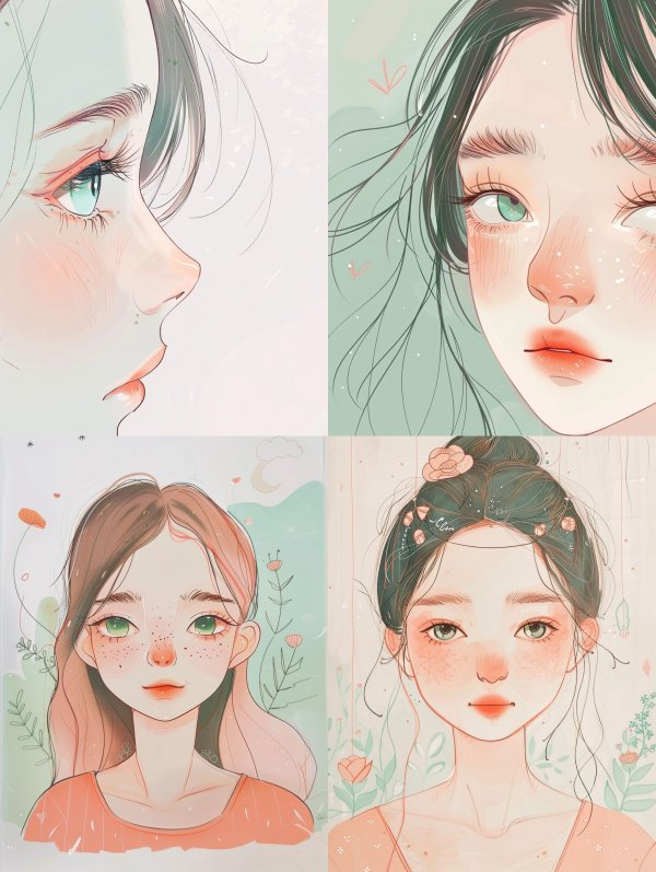 Ethereal Whispers of Digital Beauty