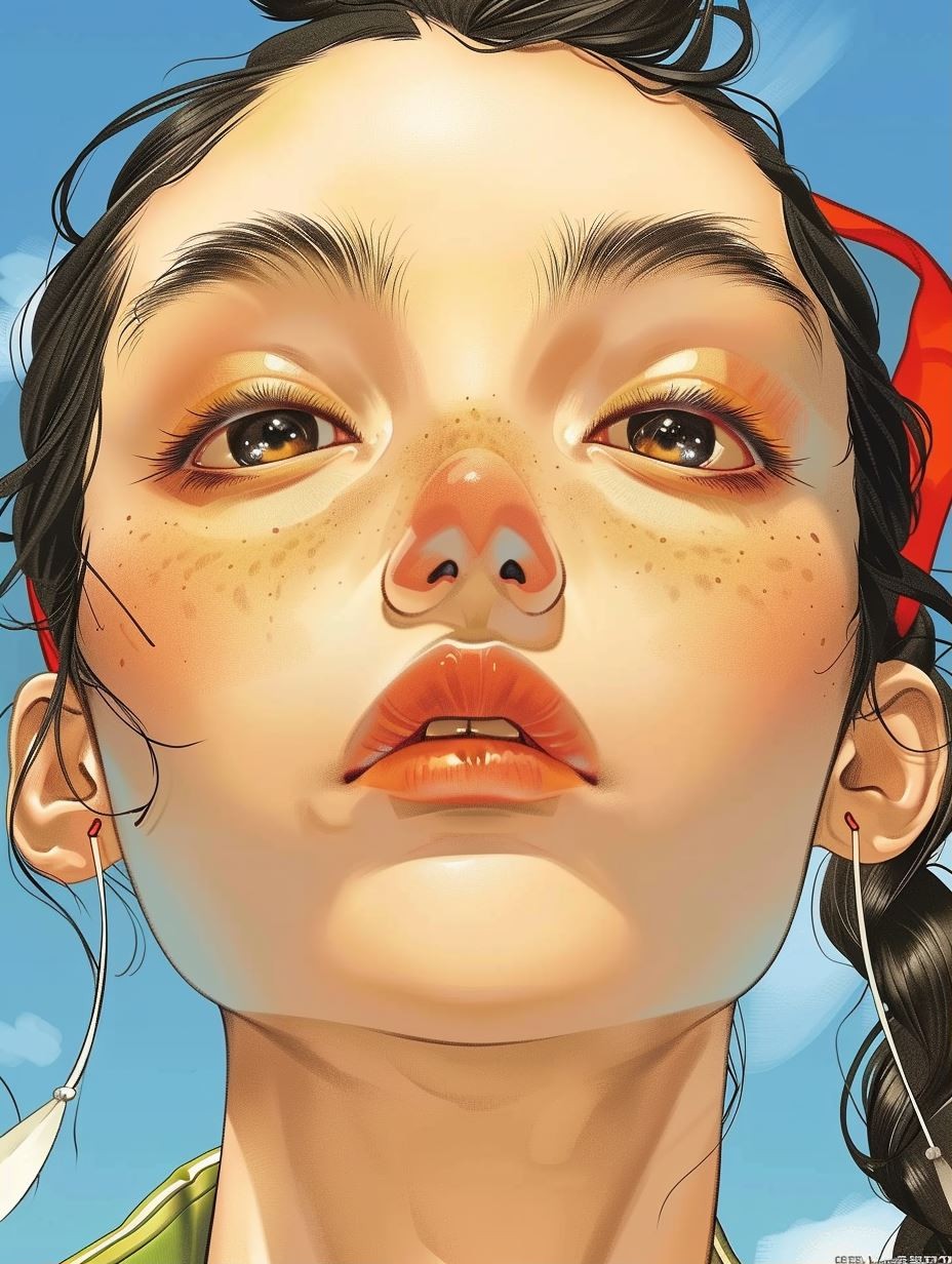 Sun-Kissed Ethereal Portrait Study