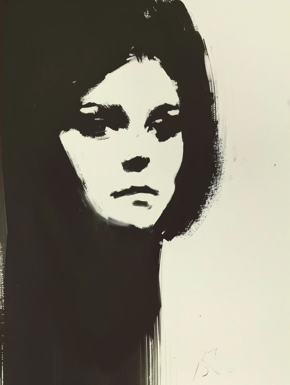 Abstract Portraits in Bold Contrast - Image 4