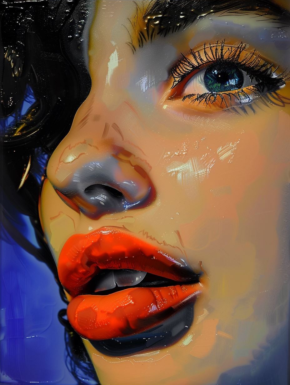 Molten Glass Portrait Fusion - Image 4