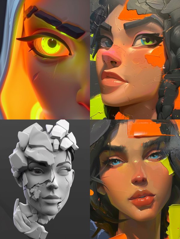 Digital Sculpting and Stylized Portraits