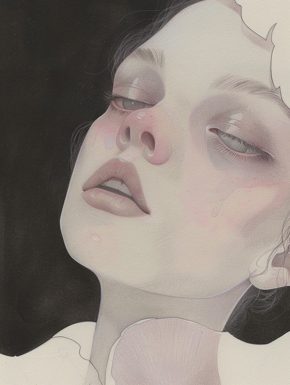 Ethereal Gazes in Soft Pastel - Image 2