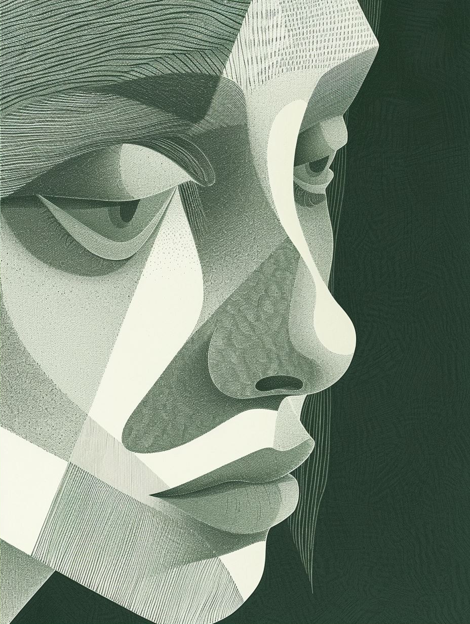 Emerald Geometric Serenity - Image 2