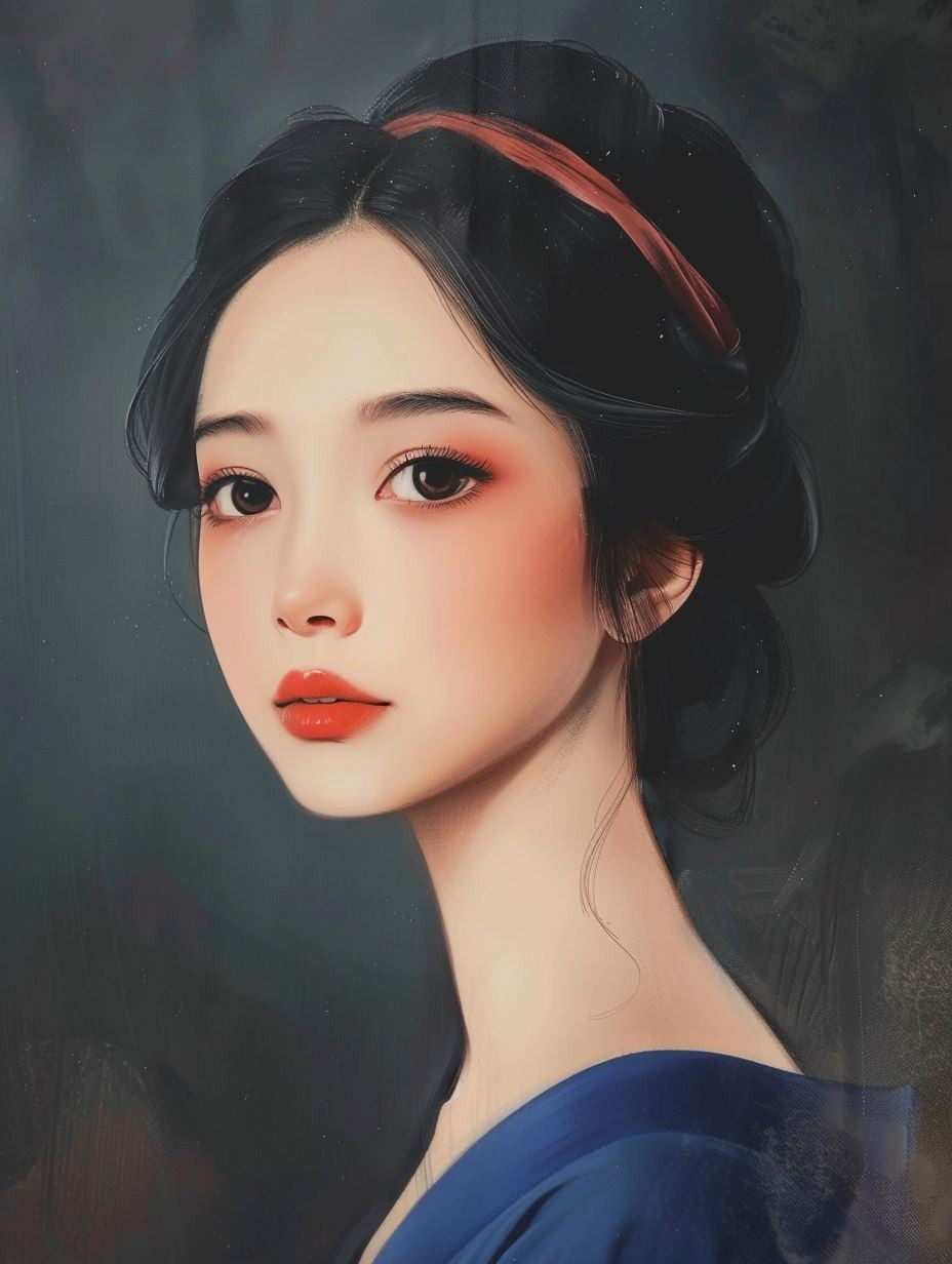 Ethereal Asian Portraiture Study - Image 1