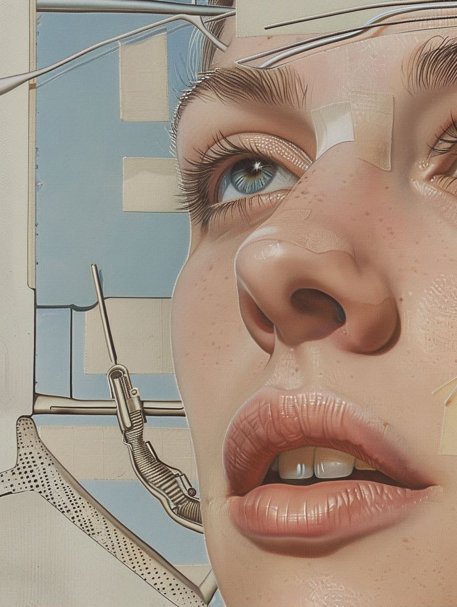 Fragmented Beauty: A Digital Collage - Image 2